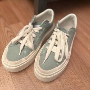 Converse Athletic Shoes in Green and White
